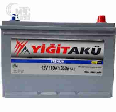 Аккумуляторы Аккумулятор YIGIT AKU 6СТ-100 Ah R 850A Premium Asia 115D31L  303x175x225 Турция